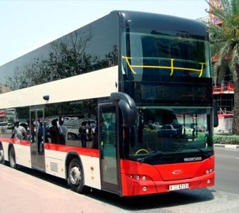 moverse en bus por Dubai