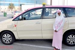 taxis rosas de Dubai